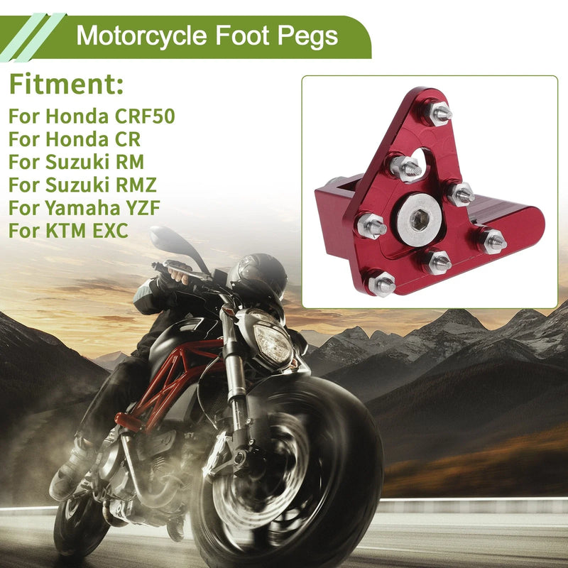 Honda CRF50 Motorcycle Foot Pegs 1 Pc