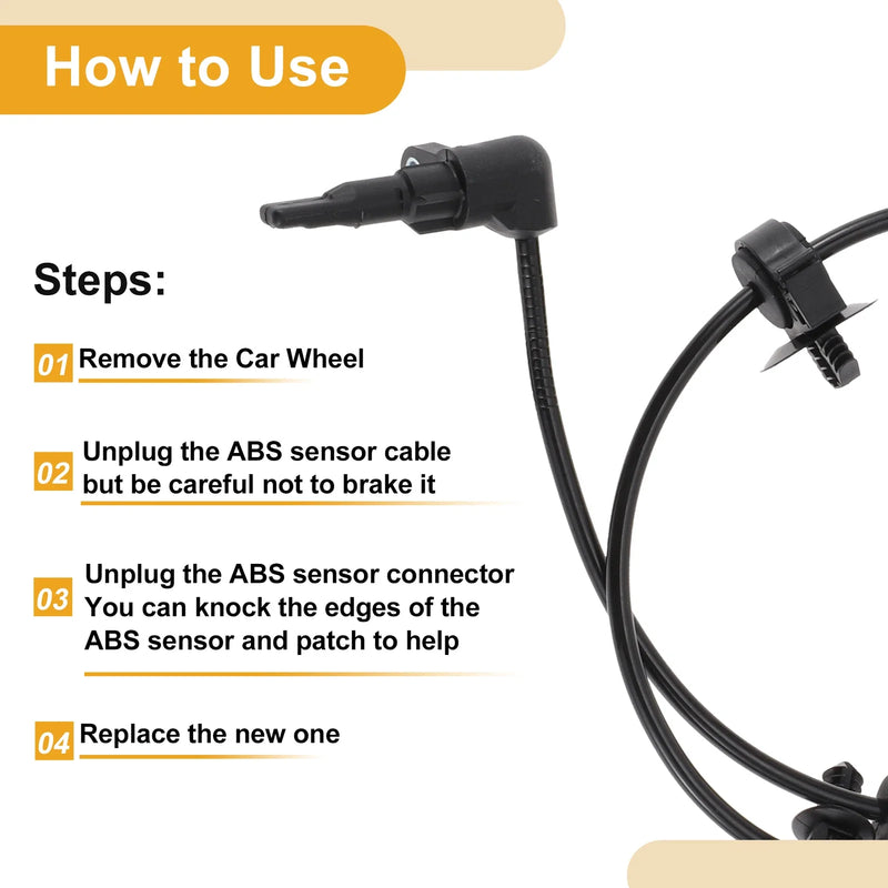 GMC Canyon Front Right ABS Wheel Speed Sensor