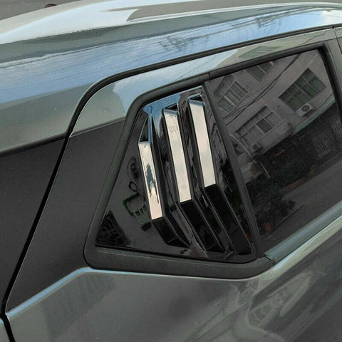 Nissan Kicks Glossy Black Side Vent Scoop Louver Cover Trim (2017–2024)