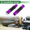 Motorcycle 7/8" 22mm Hand Grips Cover Purple