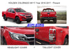 Chevy Holden Colorado Chrome Headlight Tail Light Cover Trim (2016-2017)