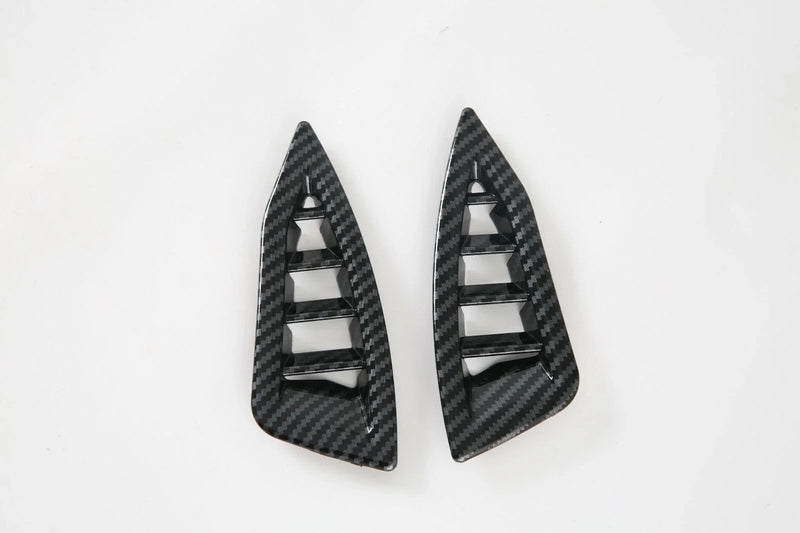 Subaru Outback Carbon Fiber 2 x Upper Air Vent Outlet Cover Trim (2021-2022)