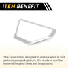Jeep Wrangler JL JLU (2018-2024) Silver Tone A Pillar Speaker Cover Trim