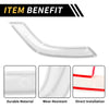 Jeep Wrangler White Front Rear Door Handle Panel Bezel Cover Trims (2007-2023)