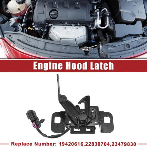 Chevrolet Malibu Black 2.0L/2.5L Hood Latch W/ Sensor