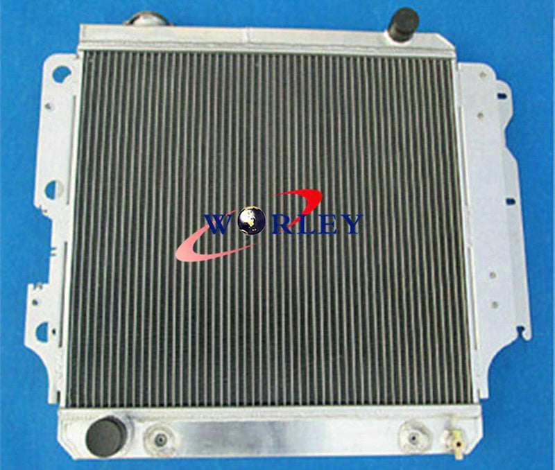 Jeep Wrangler YJ TJ LJ 4 Row Aluminum Radiator & Fan Shroud (1987-2006)