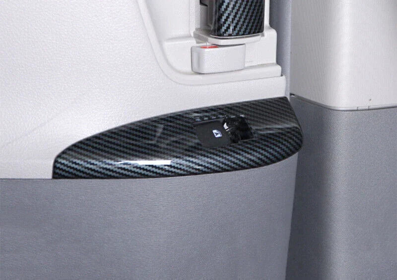 Toyota Sienna Carbon Fiber Window Lift Panel Switch Cover Trim (2015–2020)