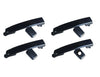 Nissan Dualis J10, Navara D40 4pcs Smooth Black Door Handle (2007–2013)