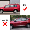 Nissan X-Trail Rogue Pillar Post Set Door Window Trim Covers (2008-2013)