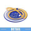 Hyundai Sonata (2011-2014) - Aluminum Blue Engine Ignition Button Decal