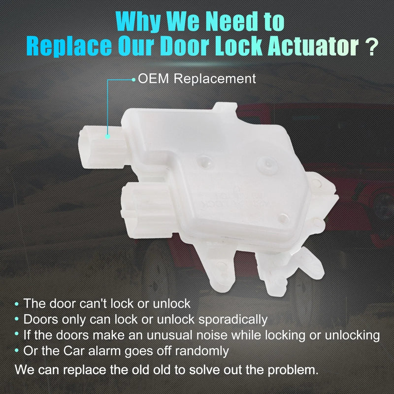 Nissan Frontier Front Right Door Latch Lock Actuator Motor (2005-2023)