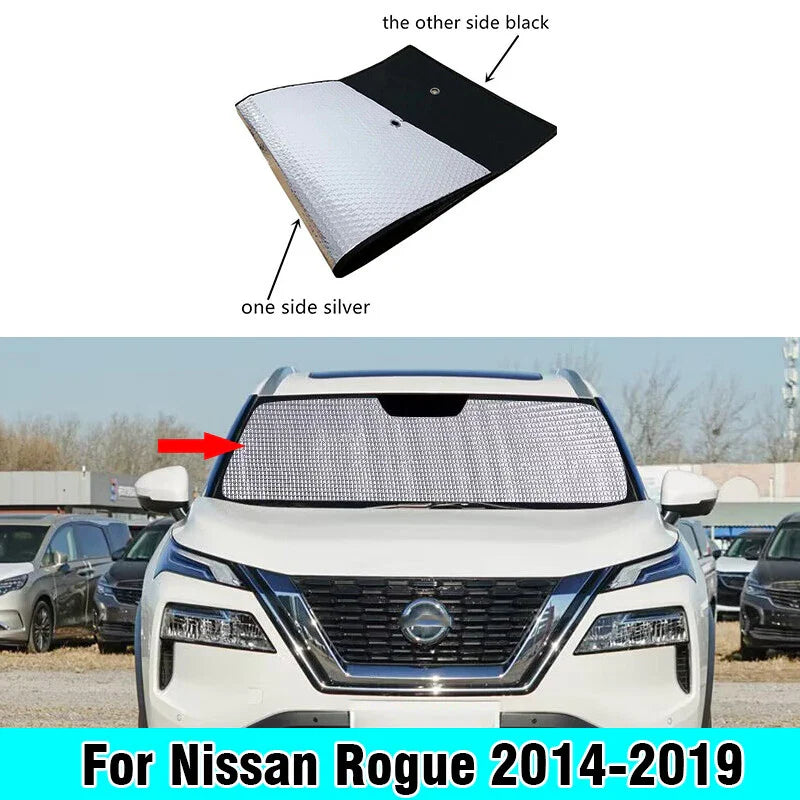 Nissan Rogue Sunshade / Front / Windshield Window Sunshade (2014–2019)