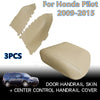 Honda Pilot 3x Beige Console Lid Armrest Panels Cover (2009–2015)