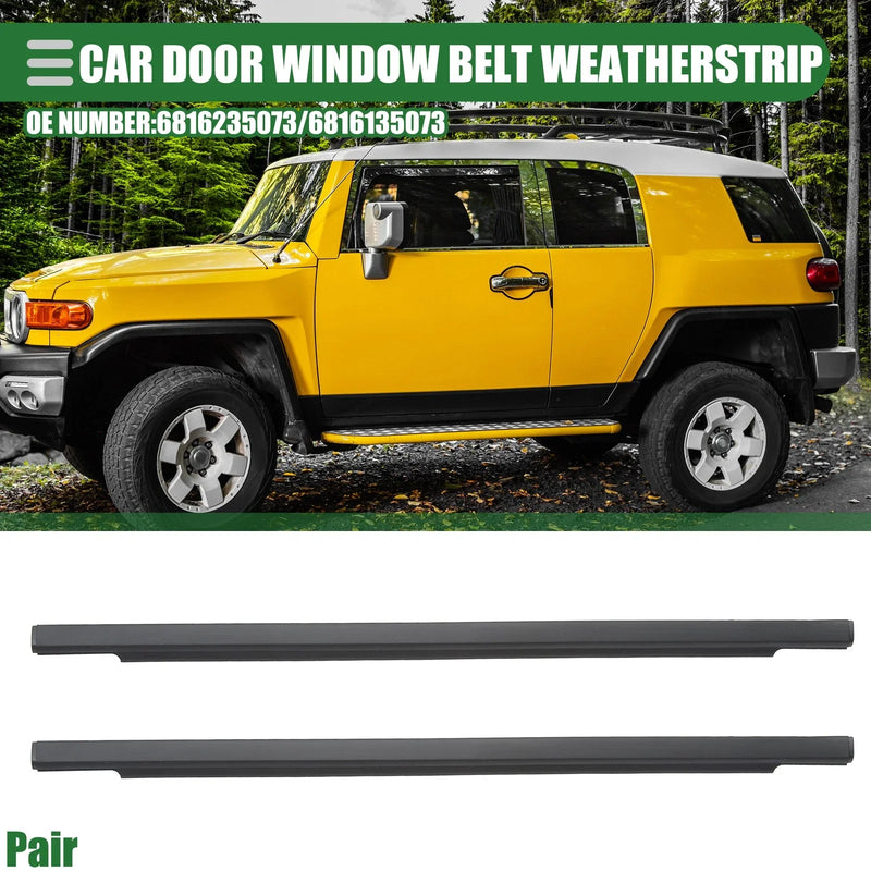 Toyota FJ Cruiser Pair Left Right Door Window Weatherstrip (2007–2014)