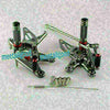 Kawasaki Ninja ZX10R (2006-2007) Grey Motorcycle Rearset Footpeg
