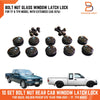 Holden Rodeo 10 x Bolt Nut Extended Rear Cab Glass Window Lock (88-02)
