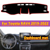 Toyota RAV4 Sun Shade Pad Dashboard Cover Non-Slip Mat (2019–2022)