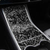 Tesla Model 3 2017-2022 Forged Carbon Fiber Center Cup Holder Panel Trim