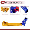 Honda CRF150F Blue Gold Tone Silver Tone Gear Shift Lever (2003–2017)