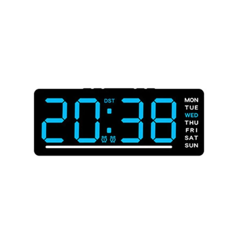 Cars Yachts RV Home Digital Alarm Clock Multi-Function LED Display