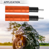 10.5mm Aluminum Alloy Motorcycle Slider Frame Bolt 2 x Orange
