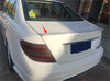 Mercedes C Class W204 Sedan Unpainted ABS Rear Boot Spoiler Wing (2008-2014)