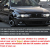 BMW E39 525i 528i 530i 540i M5 Matte Black Front Hood Kidney Grille (1997-2003)