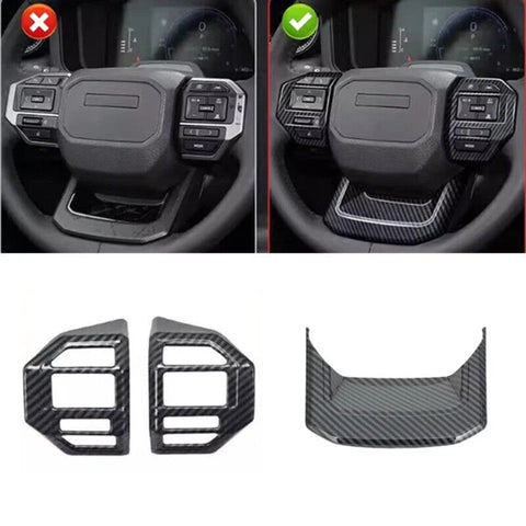 Toyota Prado 17x Carbon Patten Interior Accessories Cover Trim (2024–2025)