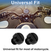Mirror Hole Plugs Right Hand M10x1.25 Motorcycle Mirror Screws Black