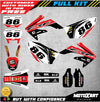 Honda CRF 250X (2004-2016) Decals Custom Graphic Kit GRAFFITI STYLE