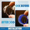 Dodge Durango (2014 - 2020) Blue AC Radio Switch Knob Cover Decals 3 x