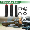 Motorcycle Grips / 7/8" 22mm / Hand Grips Cover Red