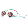 Brake Signal Light Wiring Harness & Socket 2 x 7441 7443 7444 T20 LED Bulbs