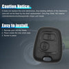 Peugeot 206 Remote Keyless Entry Key Fob Case (2000-2010)