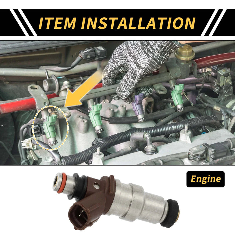 Toyota Tacoma 4-Holes Brown Fuel Injector (1995–2001)