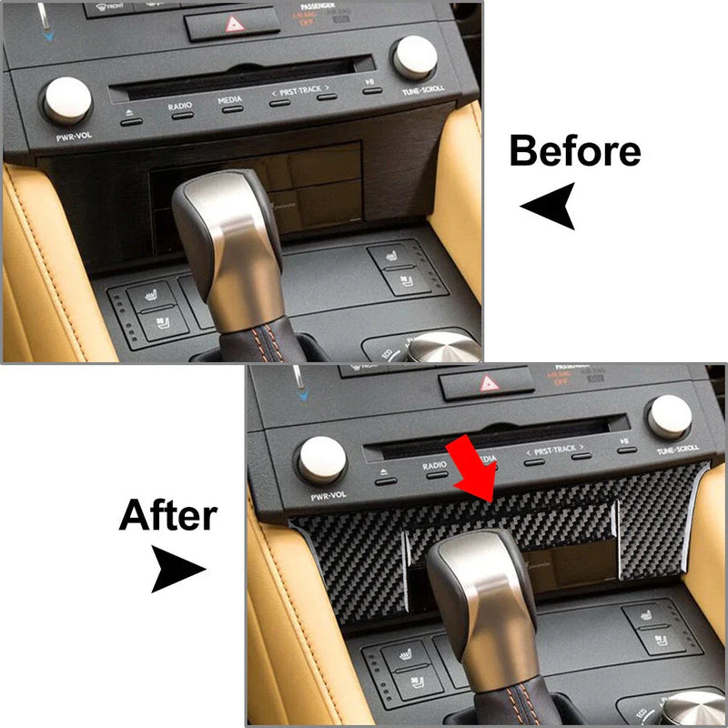 Lexus RC300 350 200T Black Center Console Lower Panel Cover Trim (2015-2024)