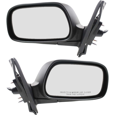 Set Of 2 Mirror Power For 2003-2008 Toyota Corolla Left