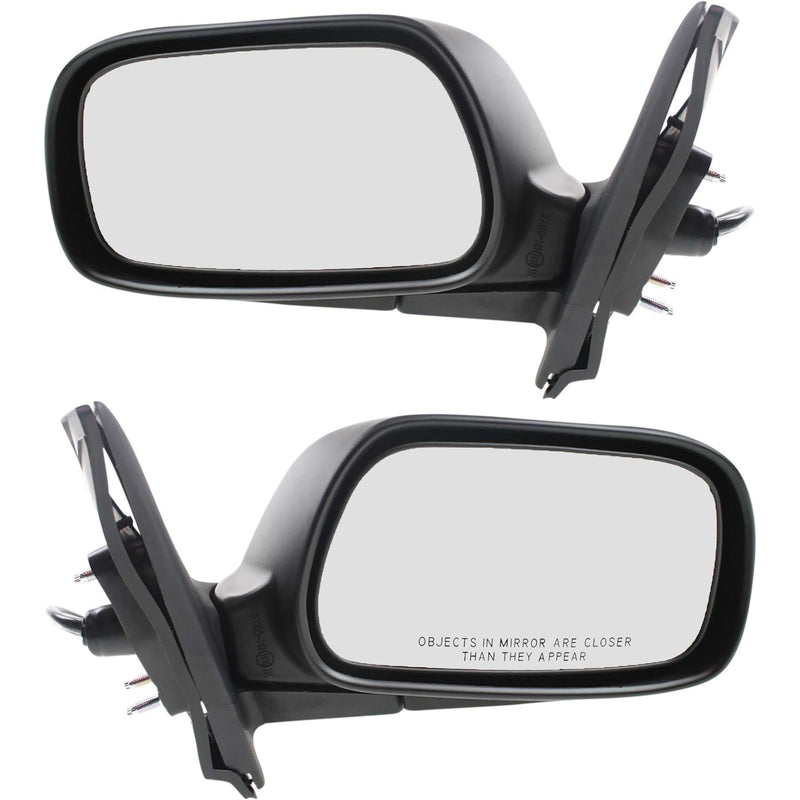 Set Of 2 Mirror Power For 2003-2008 Toyota Corolla Left