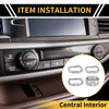 Jeep Gladiator JT AC Audio Headlight CD Switch Knob Cover Ring (2019-2023)