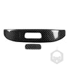 Benz C-Class W206 2022+ Real Carbon Fiber Armrest Box Switch Cover Trim Fit