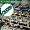 Make Model Oil Seal 5 Pcs TPU 15x25x7mm Rotary Shaft Seal Green
