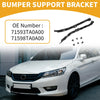Honda Accord (2008-2012) Black Rear Bumper Support Bracket 1 Pair