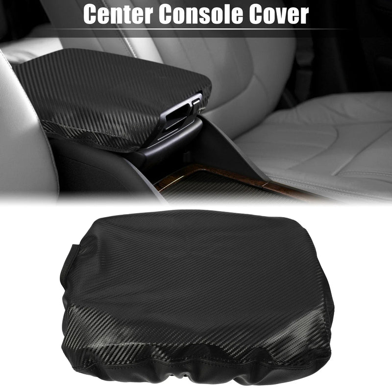 Dodge Ram 1500 Center Console Cover Pad Carbon Fiber Black (2009 - 2018)