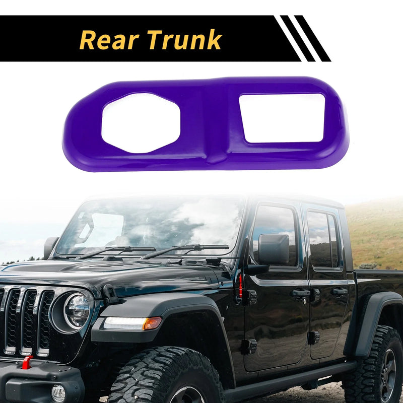 Jeep Wrangler JL JLU (2018-2024) - ABS Purple Rear Trunk Lock Panel Cover Trim