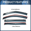 Toyota Highlander Window Deflectors 1 Set (2014-2019)