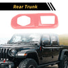 Jeep Wrangler JL JLU (2018-2024) - ABS Pink Rear Trunk Lock Panel Cover Trim