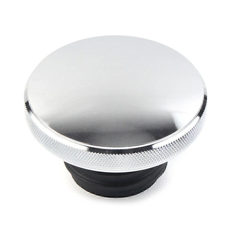 Harley Dyna, Road King, Softail Chrome Vented Gas Cap Fuel Tank Cover