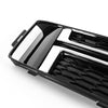 AUDI A4 B9 S-LINE (2016-2018) Bumper Grille 2 x Front Fog Light Covers