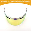 RX-7X Resin Gold Tone Shoei Visor Shield 3-Snap (2014–2016)