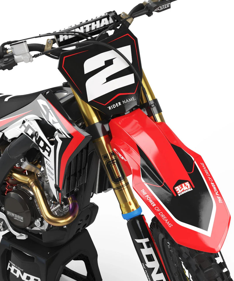 Honda CRF 450 (2009-2012) - SPARK Style Decals Full Custom Graphic Kit